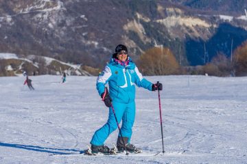 © Cours de ski - Monitrice indépendante - Corbier Tourisme