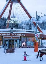 Initiation draisienne sur neige - Le Corbier - Maurienne - Savoie