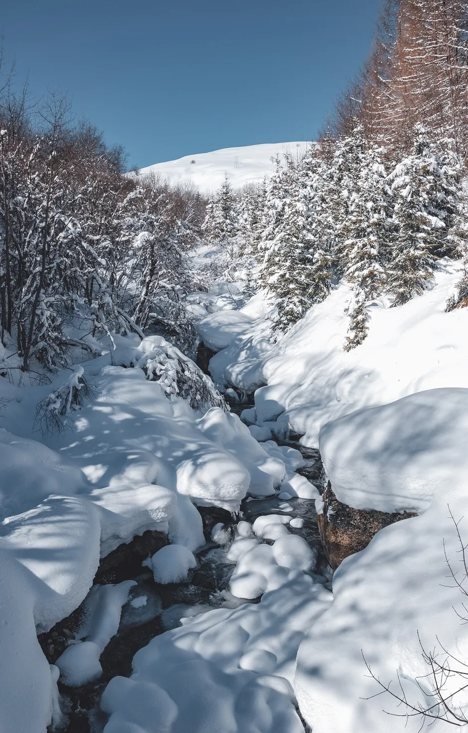 © The Garney loop in winter - Walking itinerary_Le Corbier - Office de Tourisme Le Corbier