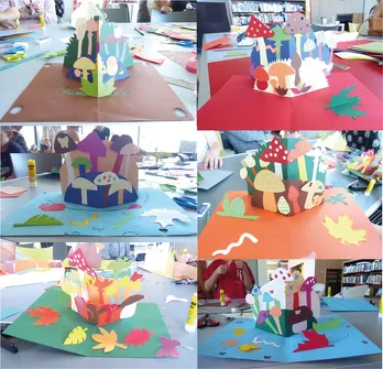 Atelier Pop Up sur le thème de la montagne