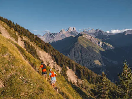 Le Mont Charvin, depuis le Corbier