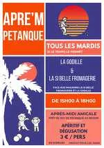 Apre'M Pétanque avec La Godille, La Si Belle Fromagerie et La Bouille_Le Corbier