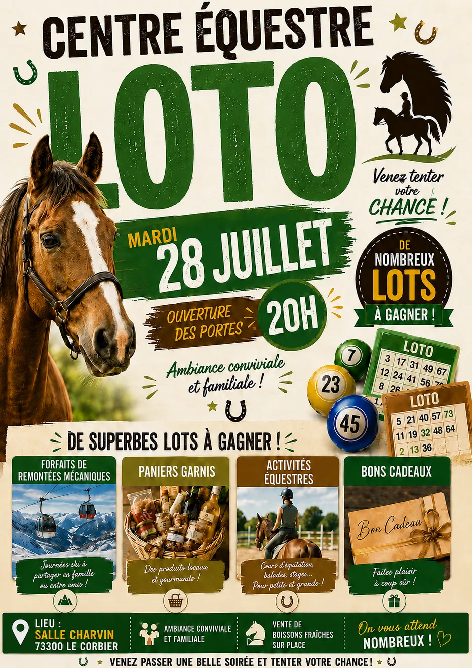 © Loto du centre équestre "Ecurie Roche Noire"_Le Corbier - Office de Tourisme Le Corbier©
