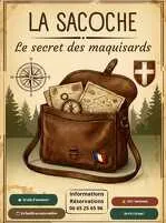 © Escape game - La sacoche, les secrets de maquisard_Le Corbier - Affiche escape game La Sacoche les secrets des maquinards