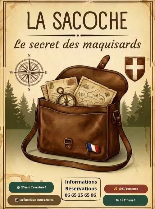 Escape game - La sacoche, les secrets de maquisard